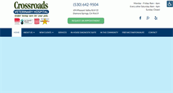 Desktop Screenshot of crossroadsvetdiamondsprings.com